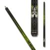Action Garage Billiards Pool Cue Stick - Matte Black & Green Spark Plug - 21oz view 2