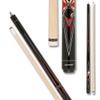 Action Garage Billiards Pool Cue Stick - Black w/Red Spiderweb - 19oz view 1