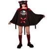 Emily the Strange Girls Black Hooded Bad Kitten Club Print Halloween Costume (Large) view 1