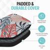 Palms-O-Aces Elongated Pickleball Paddle Cover | Canvas Padded Pickleball Paddles Sleeve with Zipper | Lightweight Protective Paddle Case for Paddles | Paddle Cover Accessory | Bright Tropics view 4