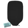 Palms-O-Aces Elongated Pickleball Paddle Cover | Canvas Padded Pickleball Paddles Sleeve with Zipper | Lightweight Protective Paddle Case for Paddles | Paddle Cover Accessory | Black view 1