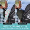 Palms-O-Aces Elongated Pickleball Paddle Cover | Canvas Padded Pickleball Paddles Sleeve with Zipper | Lightweight Protective Paddle Case for Paddles | Paddle Cover Accessory | Flamingo view 2