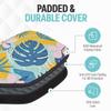 Palms-O-Aces Elongated Pickleball Paddle Cover | Canvas Padded Pickleball Paddles Sleeve with Zipper | Lightweight Protective Paddle Case for Paddles | Paddle Cover Accessory | Mod Tropics view 4