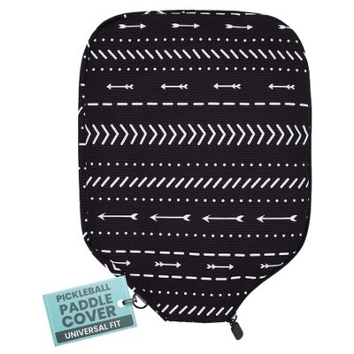 Palms-O-Aces Pickleball Paddle Cover | Canvas Padded Pickleball Paddles Sleeve with Zipper | Lightweight Protective Paddle Case for Standard Paddles | Paddle Cover Accessory | Arrow