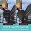 Palms-O-Aces Pickleball Paddle Cover | Canvas Padded Pickleball Paddles Sleeve with Zipper | Lightweight Protective Paddle Case for Standard Paddles | Paddle Cover Accessory | Arrow view 2