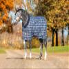 Horseware Rhino Org Stable Blanket VL Med 66 Navy Check view 1
