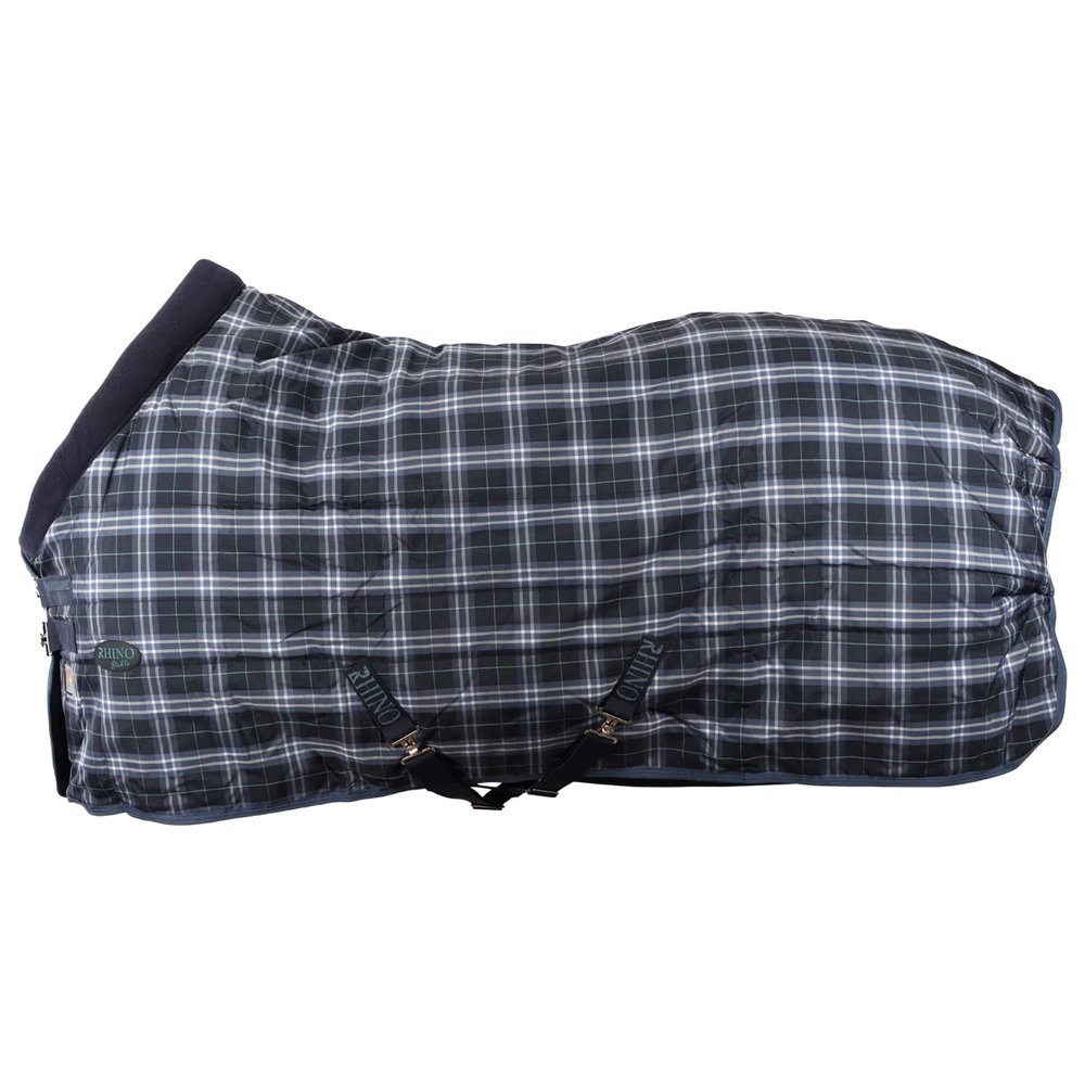 Horseware Rhino Org Stable Blanket VL Med 75 Navy Check