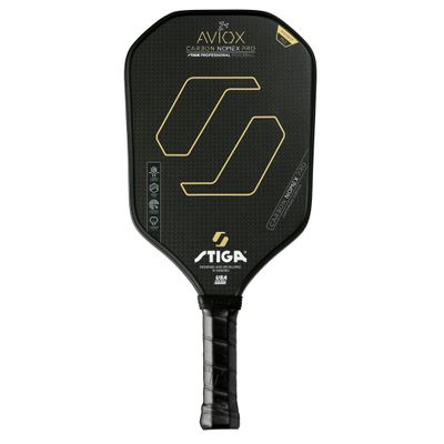 STIGA Aviox Carbon Nomex Pro Pickleball Paddle | Midweight Carbon Fiber Paddle for Power & Speed - Professional Grade - USAPA Approved - Designed in Sweden
