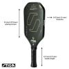 STIGA Aviox Carbon Nomex Pro Pickleball Paddle | Midweight Carbon Fiber Paddle for Power & Speed - Professional Grade - USAPA Approved - Designed in Sweden view 2