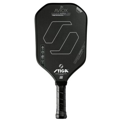 STIGA Aviox Carbon Nomex Pro Pickleball Paddle | Midweight Carbon Fiber Paddle for Power & Speed - Professional Grade - USAPA Approved - Designed in Sweden