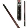 Action Garage Billiards Pool Cue Stick - Black w/Red Horseshoe - 20oz view 2