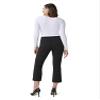 Adrianna Papell Diffusion Women's Flare Leg Pull On Pant, Black, 10 view 2