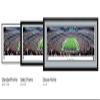 Las Vegas Raiders (end zone) - 40.25x13.75-inch Standard Framed Print by Blakeway Panoramas view 4