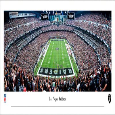 Las Vegas Raiders (end zone) - Unframed 40 x 13.5 Poster by Blakeway Panoramas