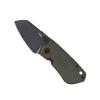 CRKT Overland Compact Outdoor Survival Folding Knife with Frame Lock: D2 Plain Edge Blade, G10 Handle, Pocket Clip, 6277 view 1
