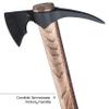 CRKT ODR Axe: Outdoor Survival T-Hawk, 1055 Carbon Steel Axe Head with Spike, Tennessee Hickory Handle 2753 view 4