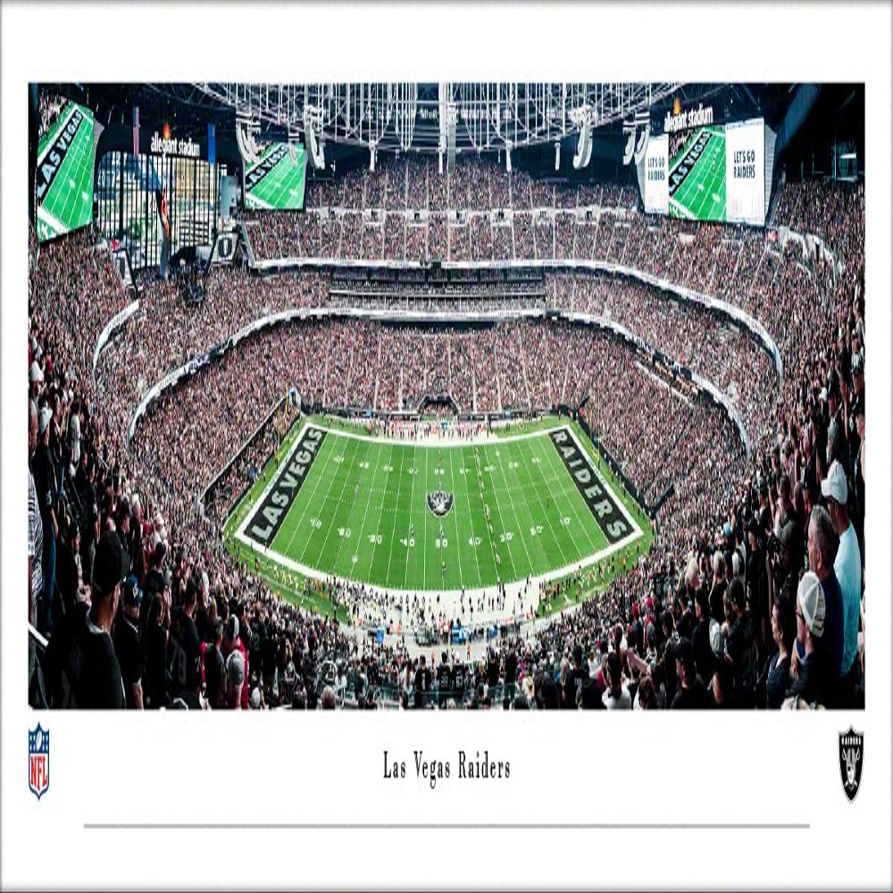 Las Vegas Raiders Football - Unframed 40 x 13.5 Poster by Blakeway Panoramas