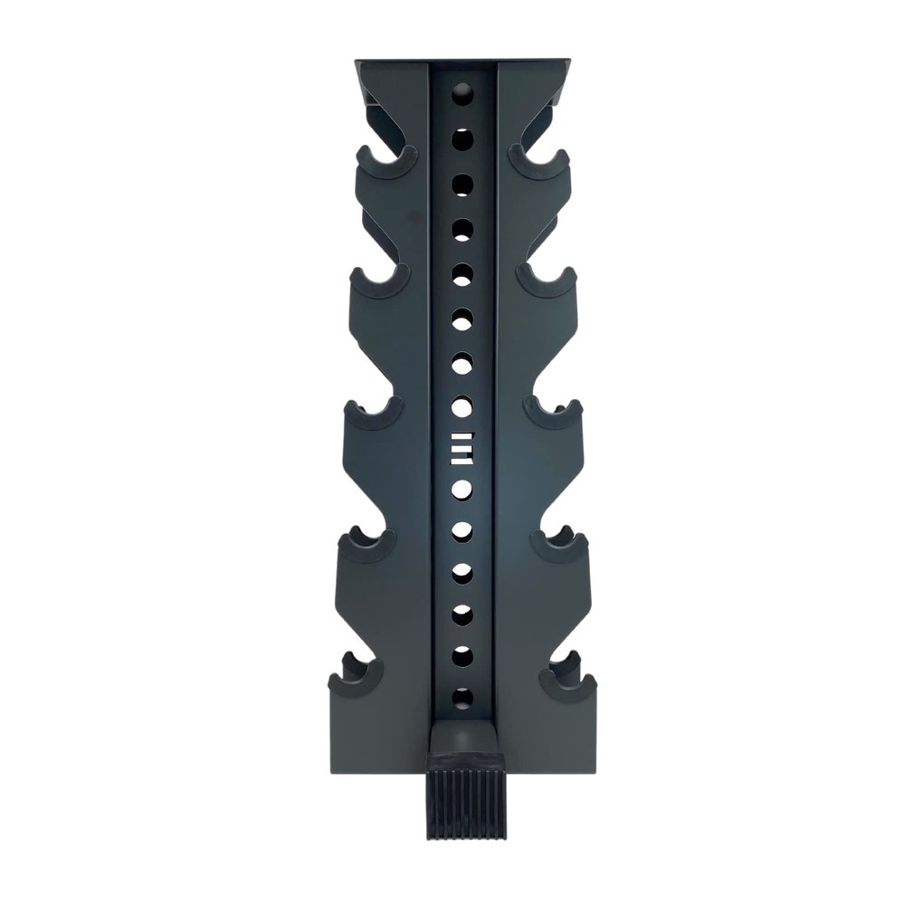 Synergy Custom Fitness 5-Tier Vertical Dumbbell Storage Rack - DBRK5 (Grey)