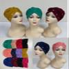 MSBRIC African Women Turban Cap for Ladies Hats Nigerian Turban Gele Small Cap with Stones A Dozen - A Dozen Color 3933 view 2