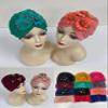 MSBRIC African Women Turban Cap for Ladies Hats Nigerian Turban Gele Small Cap with Stones A Dozen - A Dozen Color 3933 view 3