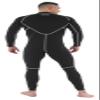 Seac Carezza Man, 2 mm one-Piece Double-Lined Neoprene Suit, Front Zip and PU Knee Pads view 2