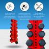 Synergy Custom Fitness 5-Tier Vertical Dumbbell Storage Rack - DBRK5 (Red) view 2