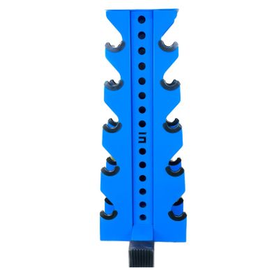Synergy Custom Fitness 5-Tier Vertical Dumbbell Storage Rack - DBRK5 (Synergy Blue)