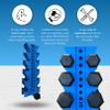 Synergy Custom Fitness 5-Tier Vertical Dumbbell Storage Rack - DBRK5 (Synergy Blue) view 2
