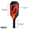 STIGA Aviox Fiber Poly Pro Pickleball Paddle | Midweight Polymer Paddle for Control & Power - Beginners & Experienced Players - USAPA Approved - Designed in Sweden view 2