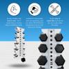 Synergy Custom Fitness 5-Tier Vertical Dumbbell Storage Rack - DBRK5 (White) view 2