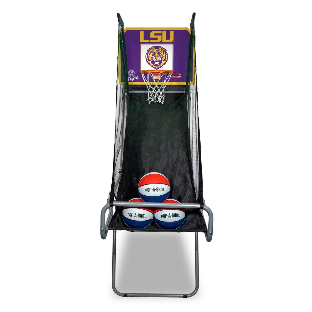 Pop-A-Shot Official Pop-Up Tailgate Basketball Game- (LSU)