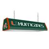 The Fan-Brand NCAA Miami Hurricanes - Green - Standard Pool Table Light - Sports Team Bar Sign Dcor - Home, Dorm, Garage, Office, Fan Cave, Garage view 1