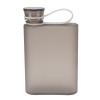 12oz Flat Water Bottle, Fine Workmanship Paper Water Bottle, Easy to Carry, Transparent, Safe, for Travel (Grey) view 1