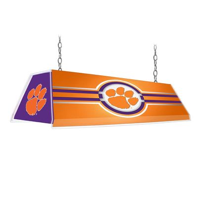 The Fan-Brand NCAA - Clemson Tigers, Orange Edge Glow Pool Table Light - Sports Team Bar Sign Dcor - Home, Dorm, Garage, Office, Fan Cave, Garage