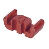 NDZ Performance Aluminum Slide Racker Assist Back Plate for Gen 1-5 Glock 17 19 19x 22 23 24 26 27 31 32 33 34 35 45 47 49, Improved Slide Grip, Red - 3 Crosses view 4