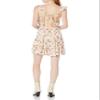 Angie Women's Tiered Skirt Dress with Ruffle Neckline and Open Back, Ivory, Large view 2
