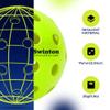 Swinton - Pickleball Balls Pack of 3 with Pickleball Sleeve | Indoor & Outdoor Pickleball Balls | Durable Polyethylene, Consistent Bounce & High Visibility | Tournament Pickleballs view 2