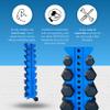 Synergy Custom Fitness 8-Tier Vertical Dumbbell Storage Rack - DBRK8 (Synergy Blue) view 2