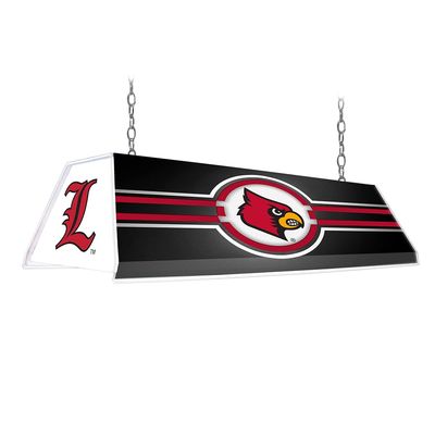 The Fan-Brand NCAA - Louisville Cardinals, Black Edge Glow Pool Table Light - Sports Team Bar Sign Dcor - Home, Dorm, Garage, Office, Fan Cave, Garage