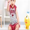 Wes and Willy Baby College Sports Fan Outfit One Piece Snap Suit and Short Set Cloudy Yarn Pattern (Arkansas Razorbacks, 6 Months) view 2