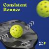 Swinton Pickleball Balls Pack of 3 with Sleeve Indoor & Outdoor Pickleball Balls Durable Polyethylene, Consistent Bounce & High Visibility Tournament Pickleballs view 4