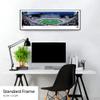 Cincinnati Bengals White Out Football - 40.25x13.75-inch Standard Framed Print by Blakeway Panoramas view 3