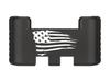 NDZ Performance Aluminum Slide Racker Assist Back Plate for Gen 1-5 Glock 17 19 19x 22 23 24 26 27 31 32 33 34 35 45 47 49, Improved Slide Grip, Black - US Flag Tattered view 1