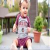 Wes and Willy Baby College Sports Fan Outfit One Piece Snap Suit and Short Set Cloudy Yarn Pattern (Florida State Seminoles, 12 Months) view 4