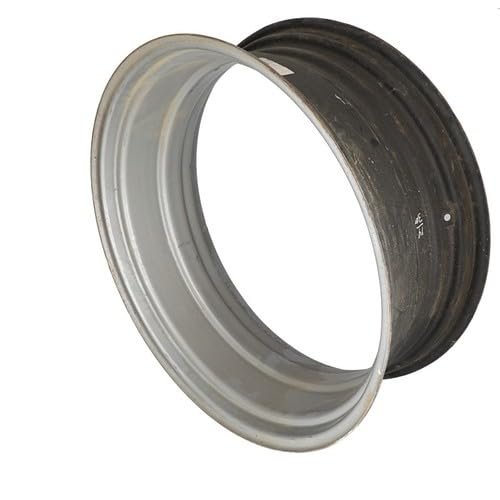 All States Drop Rear Rim - 14" x 38" Drop Rear Rim Silver Mist