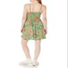 Angie Women's Smocked Bodice Circle Skirt Sundress, Green, Small view 2