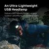 BioLite, HeadLamp 800 Pro, 800 Lumens, Ultra-Lightweight & USB Rechargeable with 8 Light Modes, Midnight Grey view 2