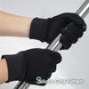 DEX FIT Warm Fleece Winter Outdoor Gloves LG201 Thermal, Ideal for Running, Hiking, Cycling Outdoor in Cold Weather, Touchscreen Compatible, Firm Silicone Grip, Washable; Black L (9) 1 Pair view 3