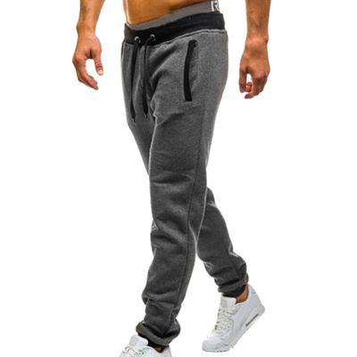Men's Heavyweight Fleece Cargo Sweatpants Stretch Elastic Waist Baggy Joggers Drawstring Outdoor Trousers with Pockets