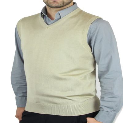 Men's Classic Sweater Vest Khaki